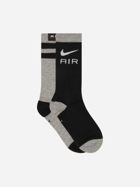 Nike Everyday Essentials Crew Socks Multicolor Grey / Black