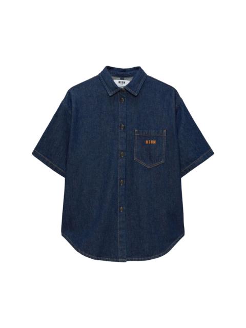 MSGM open-back shirt