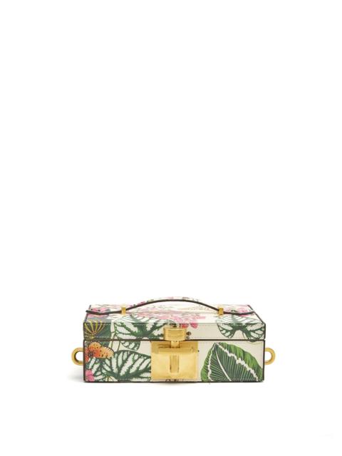 Oscar de la Renta MIXED BOTANICAL PRINTED ALIBI MINAUDIERE