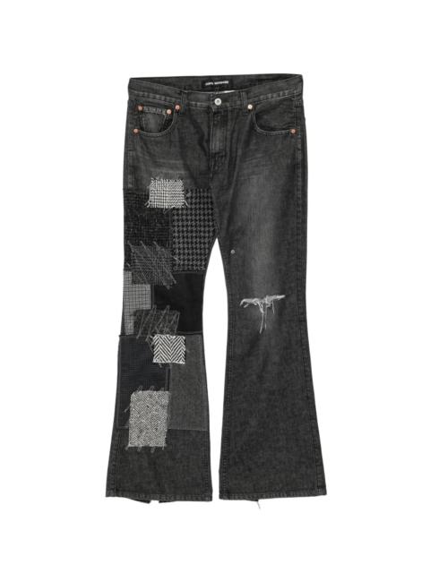 Junya Watanabe patchwork distressed jeans