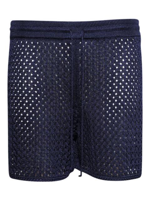 CALLE DEL MAR open-knit shorts