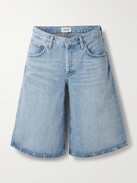 AGOLDE Baggy V-waist Denim Shorts