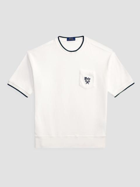 Polo Ralph Lauren Men's Relaxed-Fit Terry Short-Sleeve Sweatshirt - White