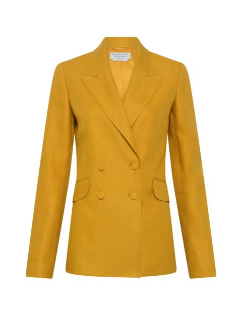 GABRIELA HEARST Angela Blazer in Golden Birch Linen Twill