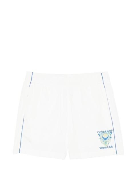 CASABLANCA logo-print shorts