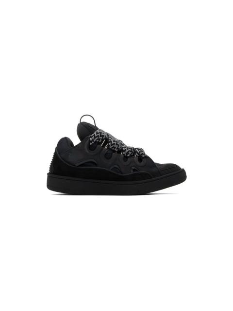 Lanvin SSENSE Exclusive Black Curb Sneakers