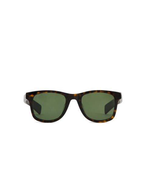 Tod's logo square-frame sunglasses
