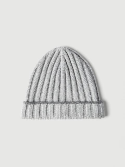 Brunello Cucinelli Cashmere rib knit beanie