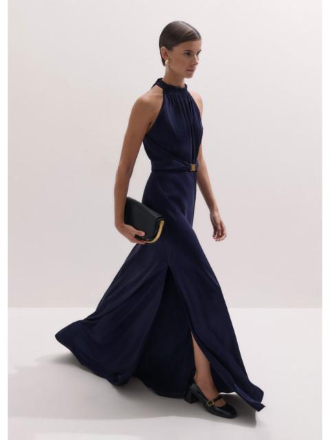 ME+EM Belted Full-Length Dress