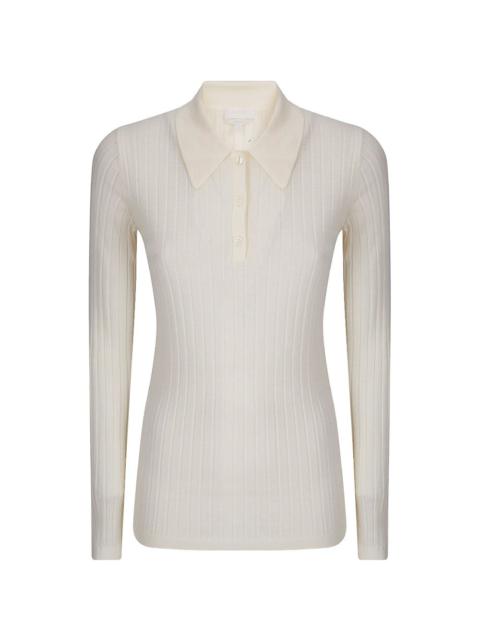 A.P.C. ribbed polo top