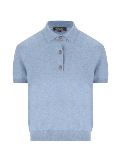 Loro Piana cashmere polo top