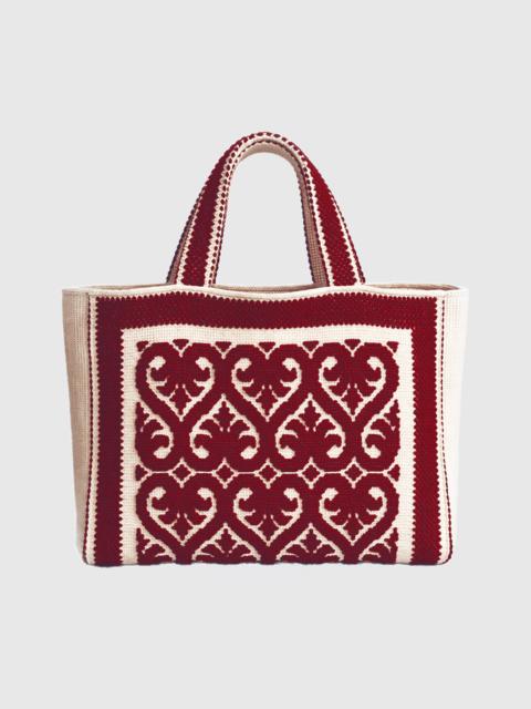 ATP ATELIER Costantine Melograno Cotton Tote Bag