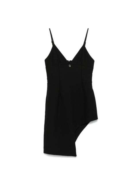 asymmetric mini dress