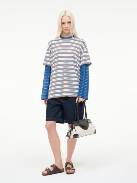 STAUD STAUD WILLIAM TEE MOJAVE STRIPE ECHO STRIPE