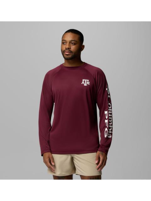 Columbia Men's Collegiate PFG Terminal Tackle Long Sleeve Shirt - Texas A&M