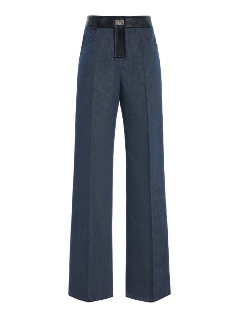 FERRAGAMO Cotton Denim Trousers medium wash