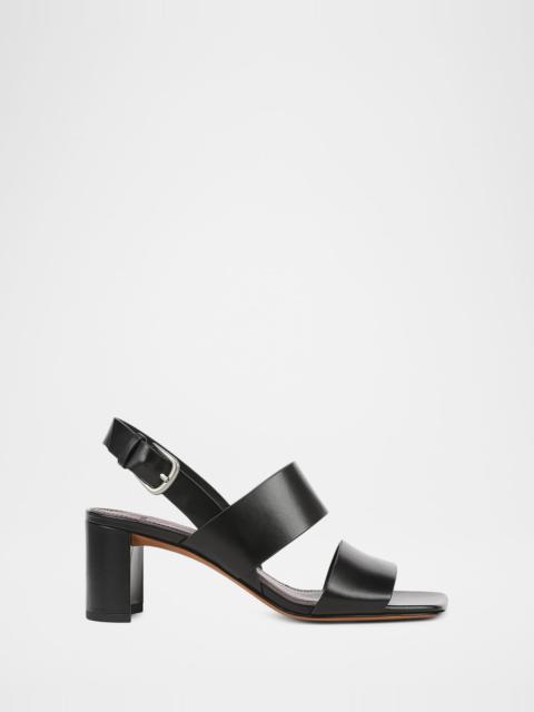 Vince Oliana Leather Block-Heel Sandals