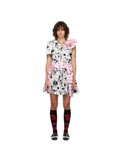 Chopova Lowena White Kralitza Minidress