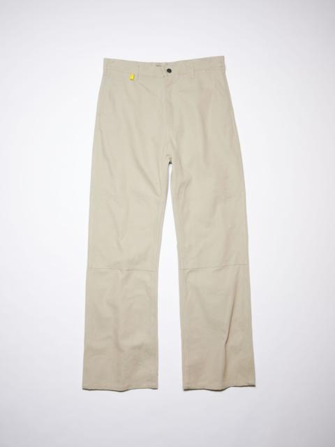 Acne Studios Workwear trousers - Mushroom beige