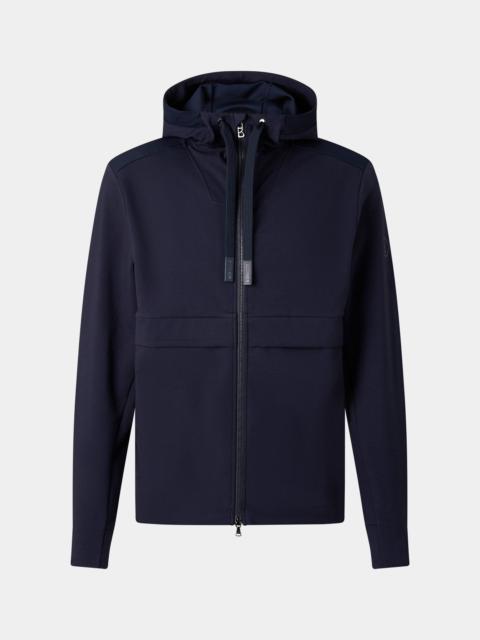 BOGNER Ernesto jersey jacket in Navy blue
