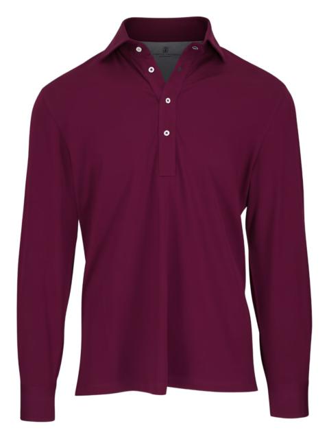 Brunello Cucinelli long-sleeve polo shirt