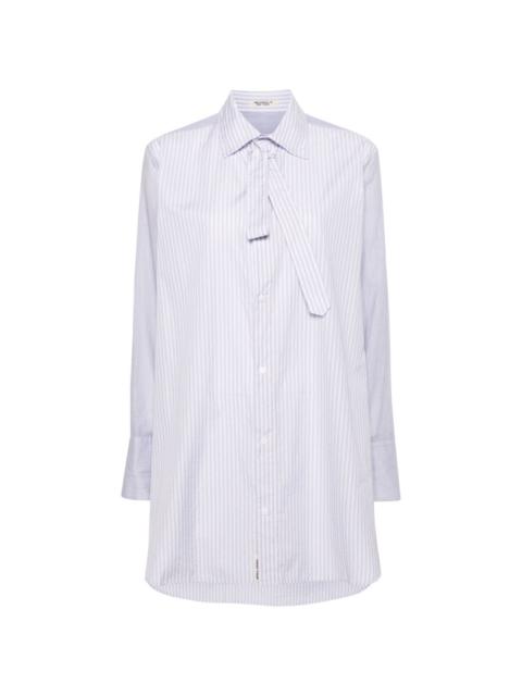 Yohji Yamamoto halo-stripe cotton shirt