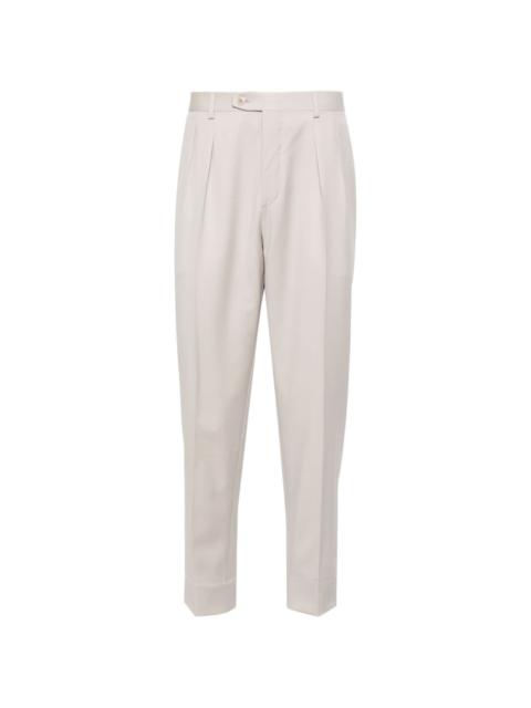 mid-rise tailored trousers