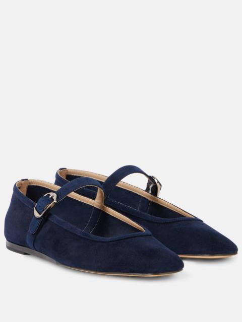 LE MONDE BÉRYL Suede Mary Jane flats