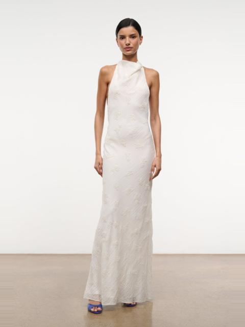 STAUD STAUD ROSELLE DRESS WHITE