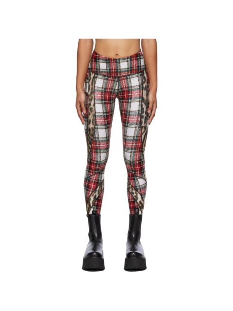R13 Red Paneled Leggings