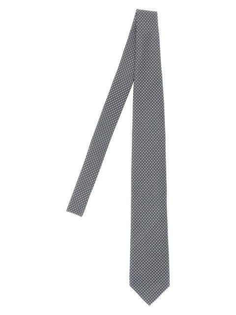 Brioni Brioni Silk Tie with Micro-Geometric Pattern