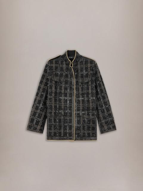 AMIRI EMBROIDERED OFFICER JACKET