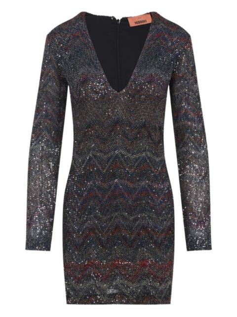 Missoni Missoni Short V-Neck Dress