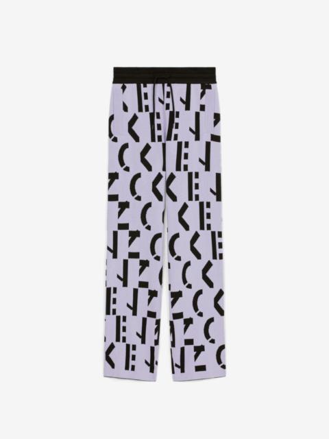 'KENZO Sport' straight-fit monogrammed trousers