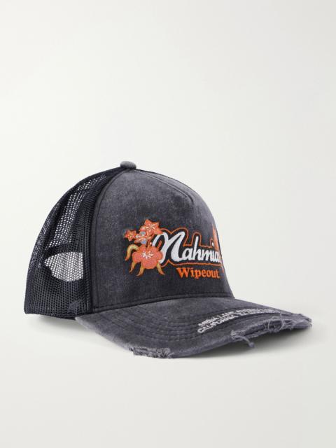 NAHMIAS Wipeout Cotton-Canvas Cap Black