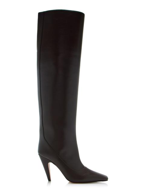 【送料&関税込】Stella McCartney Black Alter Mat Shroom Boot Stella McCartney - Shroom over-the-knee boots Stella McCartney