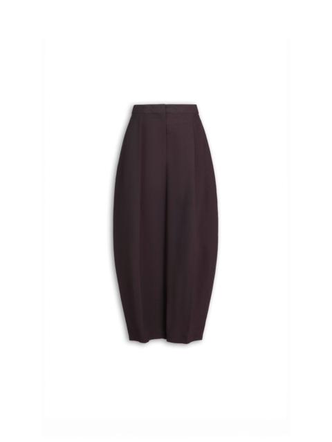 Alaïa PAPER-TOUCH POPLIN ROUND PANTS