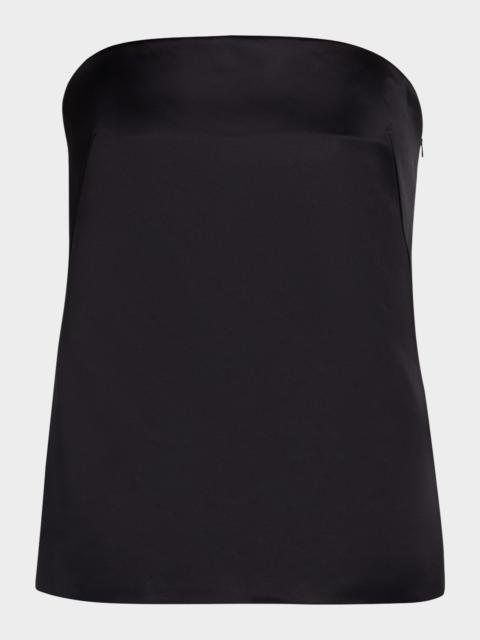 A.L.C. Ani Strapless Satin Top