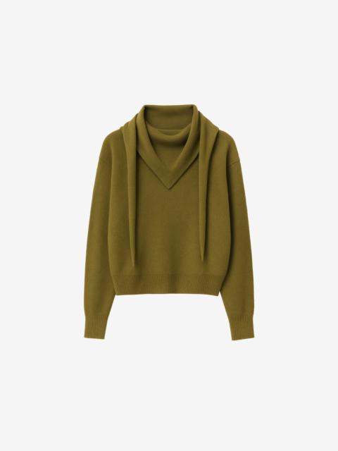 The Frankie Shop Vermont Scarf Sweater - Olive
