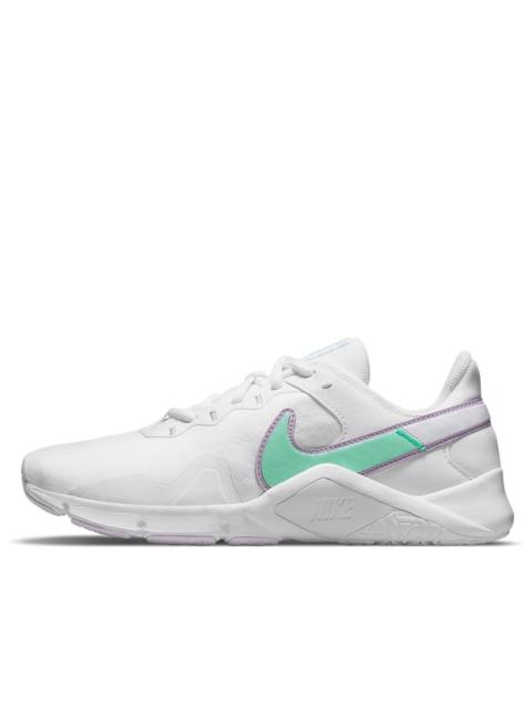 (WMNS) Nike Legend Essential 2 'White Green Glow' CQ9545-100