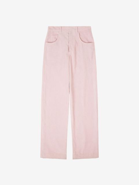 Isabel Marant MILORSY CORDUROY VELVET FLARE PANTS