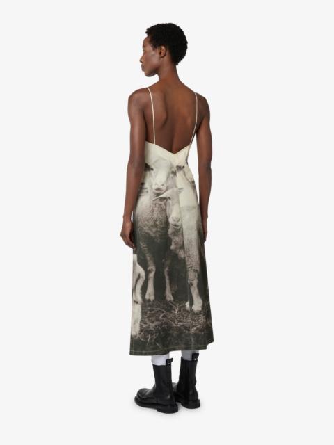 Moschino PRINTED COTTON GABARDINE DRESS