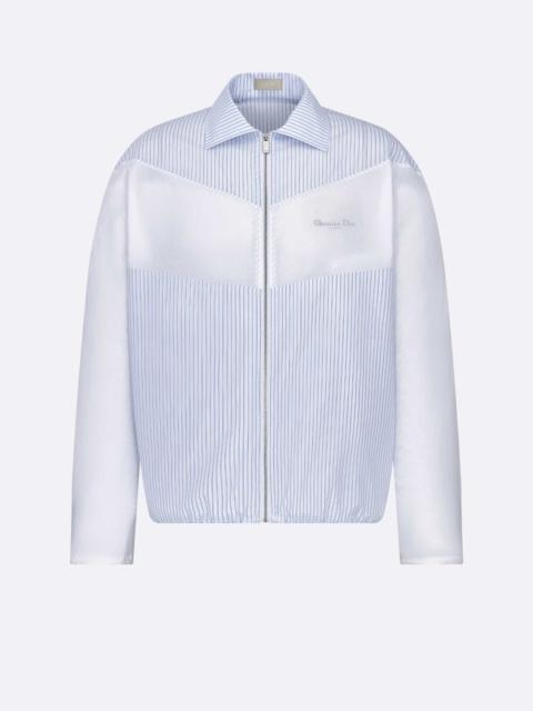 Dior Christian Dior Couture Two-Material Zipped Shirt