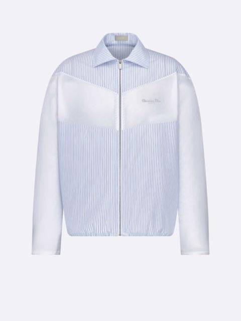 Christian Dior Couture Two-Material Zipped Shirt