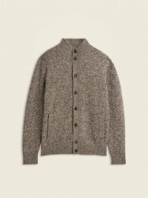 SLOWEAR Slim fit Geelong wool bomber cardigan