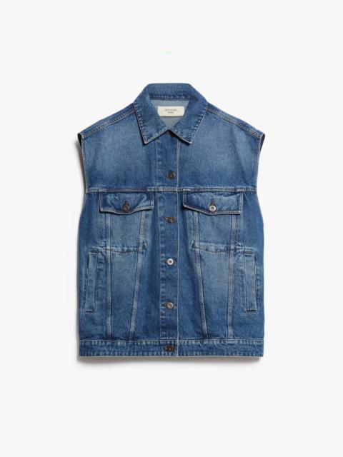 WEEKEND Max Mara RAGAZZA Cotton denim gilet