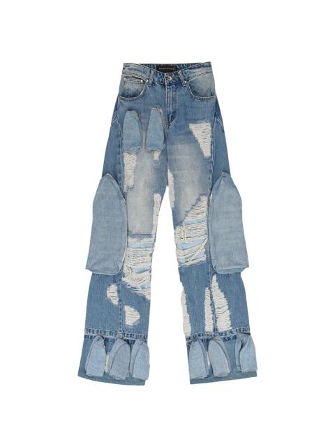 WHO DECIDES WAR Multipocket Relaxed-Fit Jeans "Blue" 11200790008AW23