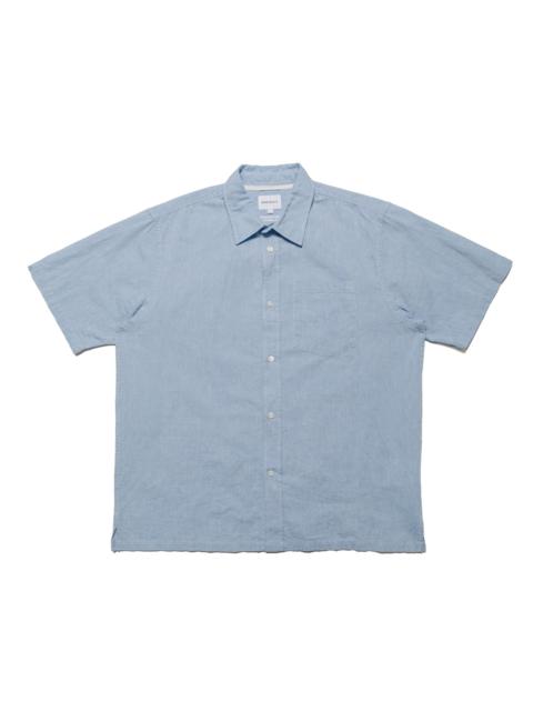 NORSE PROJECTS Ivan Relaxed Cotton Linen SS Shirt Pale Blue
