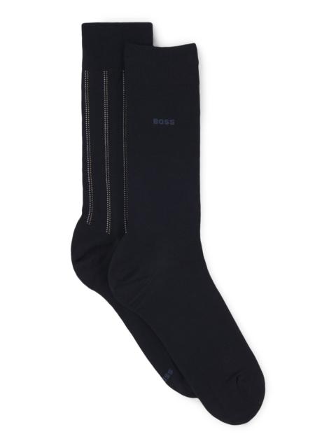 BOSS TWO-PACK OF REGULAR-LENGTH SOCKS