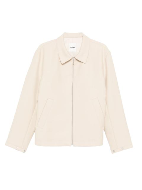 Sandro zip-fastening pocket sport jacket